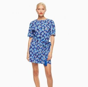 Kate Spade Blue Floral Romper Playsuit